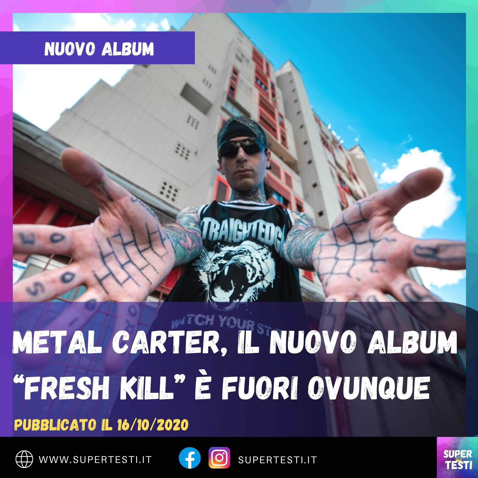 Metal Carter, il nuovo album “Fresh Kill” è fuori ovunque