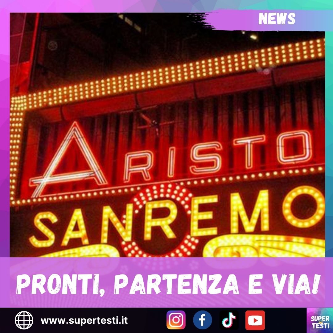 Sanremo, pronti partenza e via